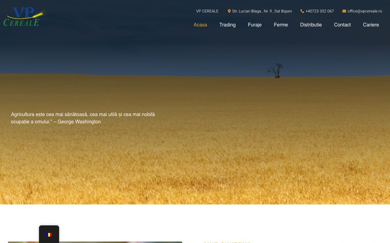 Site realizat de X-IT pentru VP Cereale BZ (vpcerealebz.ro)